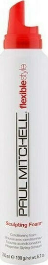 Paul Mitchell Sculpting Foam Αφρός Μαλλιών Όγκος 200ml