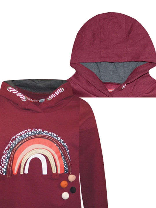 Kids' Set with Leggings Winter 2pcs Burgundy