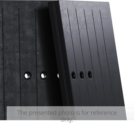 Kratki Termotec Nadia L BS G Ceramic Plates Set for Energy Fireplace Black