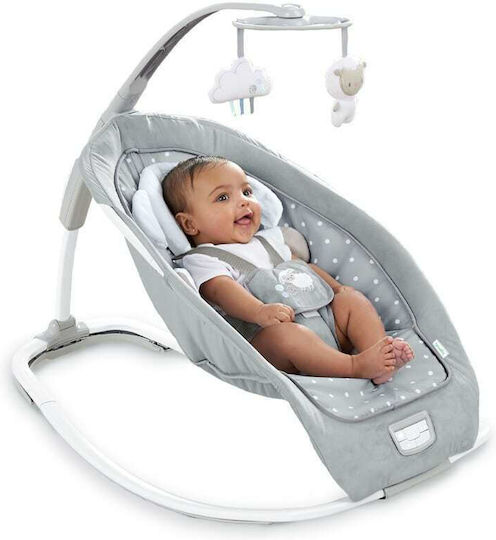 Ingenuity Ηλεκτρικό Relax Μωρού Cuddle Lamb με Μουσική και Δόνηση Γκρι για Παιδί έως 18kg