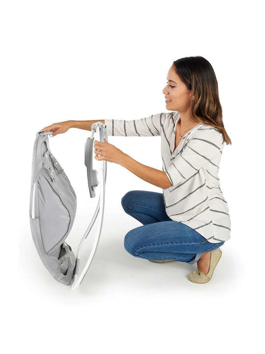 Ingenuity Electric Relax pentru Bebeluși Cuddle Lamb cu Muzică și Vibrații Gri pentru Copil până la 18kg