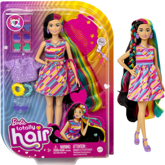 Barbie Totally Hair - Heart Doll for 3+ years+ Years 21.59cm