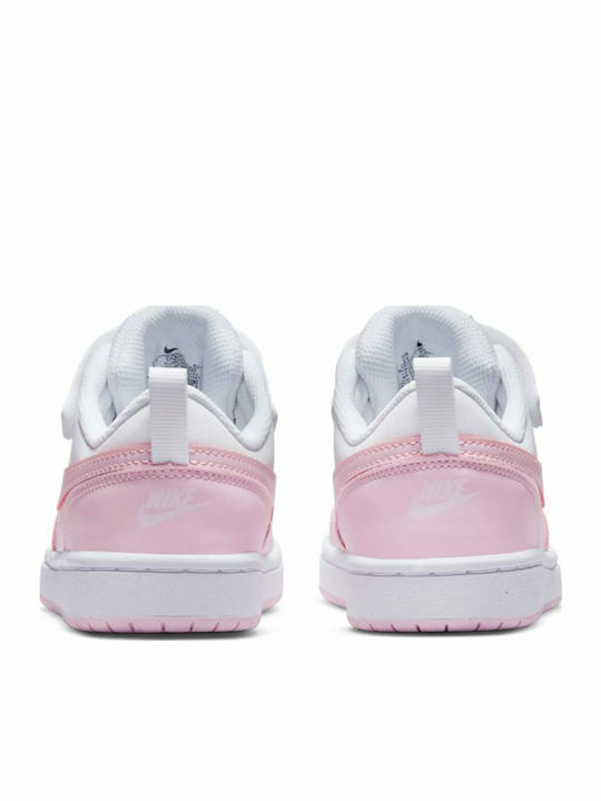 Court Borough Low 2 Παιδικά Sneakers με Σκρατς Λευκά