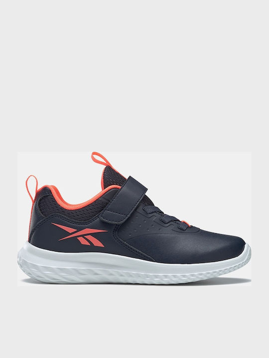 Rush Runner Rush Runner 4.0 Waterproof Kids Sports Shoes Running with Hoop & Loop Closure Orange Flare / Cloud White / Vector Navy