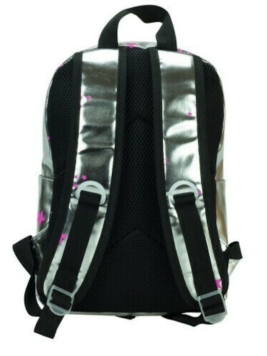 Gim Barbie Silver Metallics Schulranzen Rucksack Grundschule, Grundschule in Silber Farbe 25Es