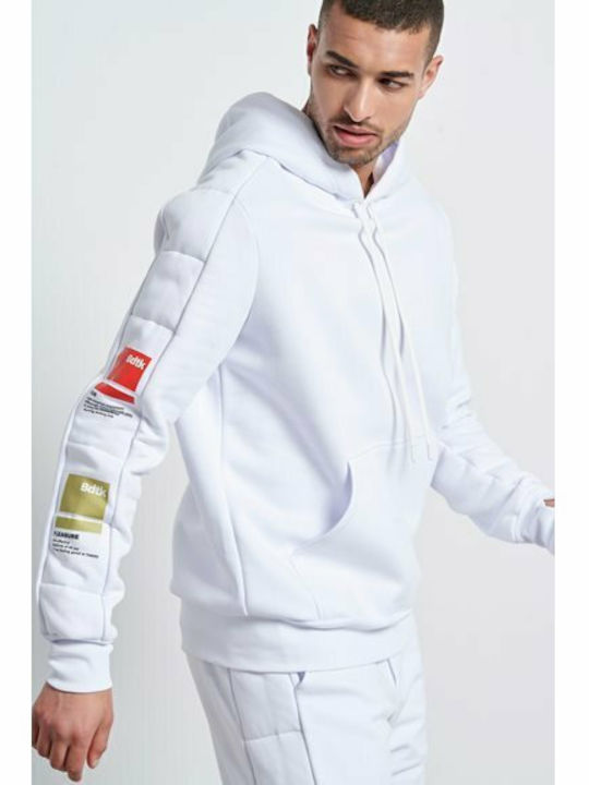 Sweatshirt with Hood White
