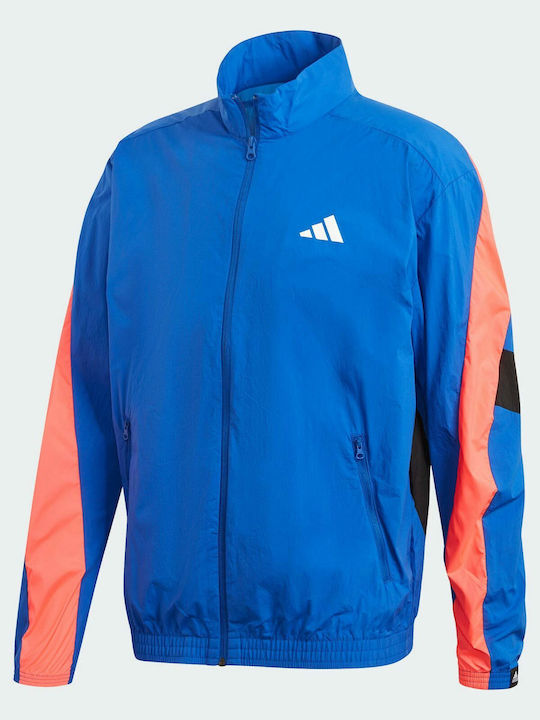 Woven Tape Ανδρική Ζακέτα Track Jacket Μπλε