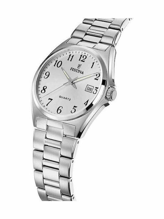 Festina Uhr Batterie mit Metallarmband