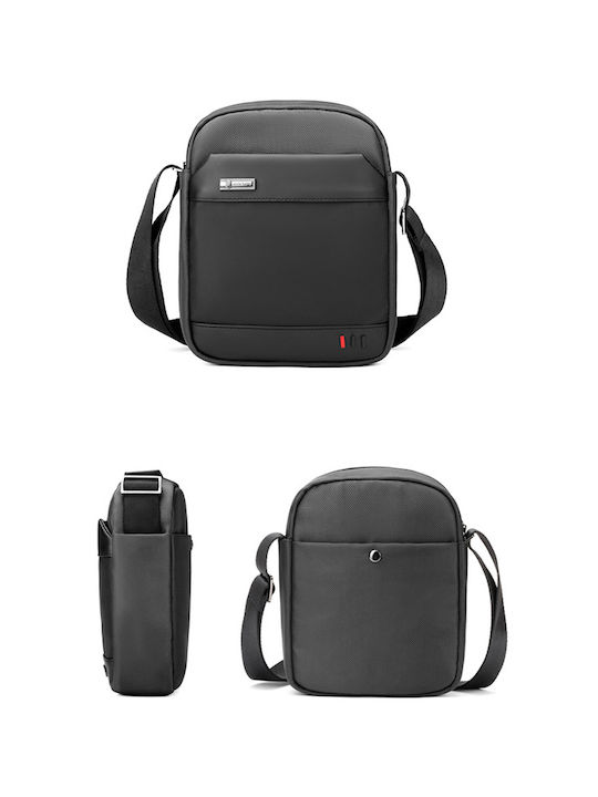Herrentasche Schulter / Crossbody Schwarz