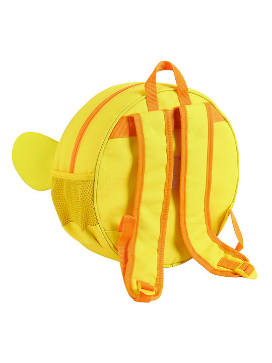 Safta 3D Simba School Bag Backpack Kindergarten in Yellow color