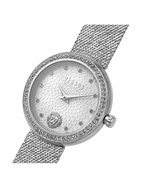 Versus by Versace Lea Ceas de Damă cu Argintiu Brățară Metalică