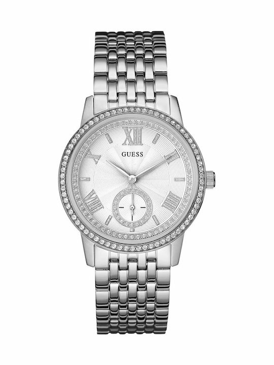 Guess Ρολόι Μπαταρίας με Μεταλλικό Μπρασελέ Guess Ρολόι Μπαταρίας με Μεταλλικό Μπρασελέ