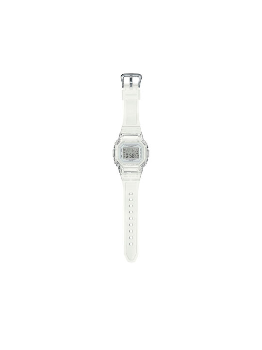 Casio Baby-G Damen Ρολόι με Λευκό Καουτσούκ Λουράκι