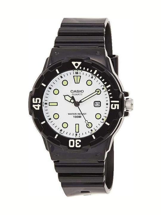 Casio Women's Watch with Black Rubber Strap