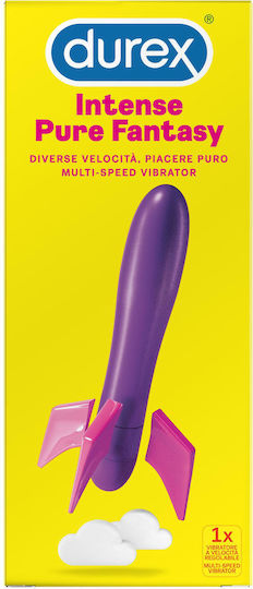 Durex Intense Pure Fantasy Κλασικός Δονητής 16.5cm White