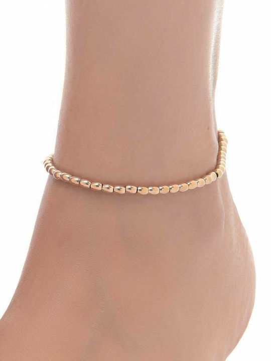 Oxzen Gold Plated Stainless Steel Anklet from Stainless Steel