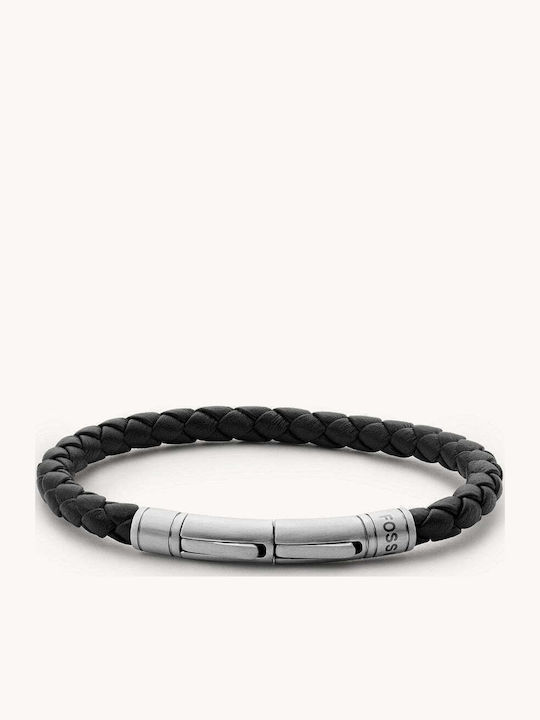 Fossil Vintage Men's Leather Bracelet