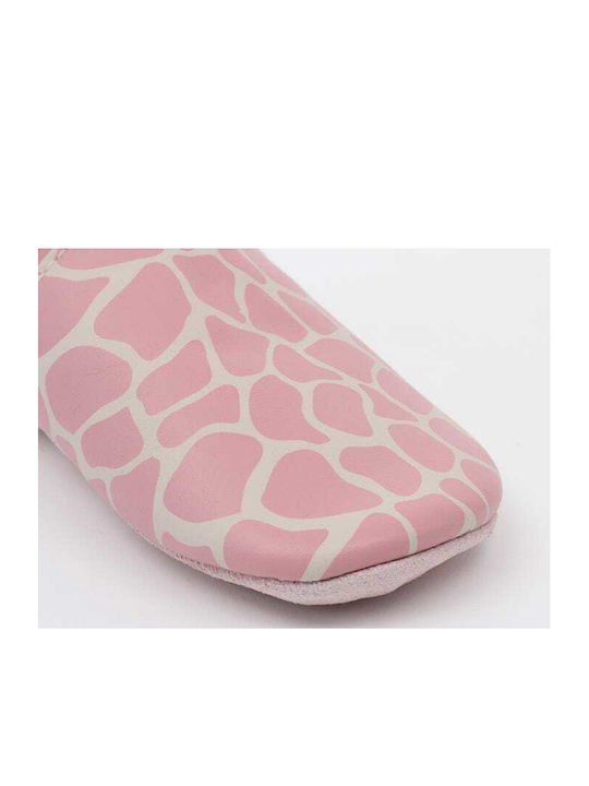 Bobux Weiche Babyschuhe Rosa Giraffe