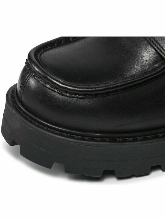 Cosmo 2.0 Leather Women's Loafers in Black Color