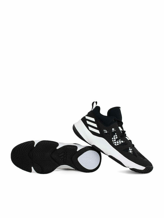 Pro N3XT 2021 Χαμηλά Μπασκετικά Παπούτσια Core Black / Cloud White / Silver Metallic