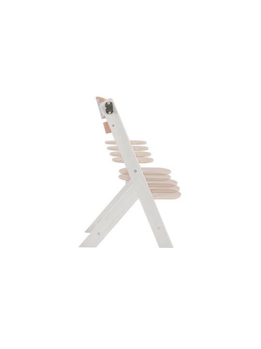 Cangaroo Nuttle Καρεκλάκι Φαγητού 2 in 1 με Ρυθμιζόμενο Ύψος White