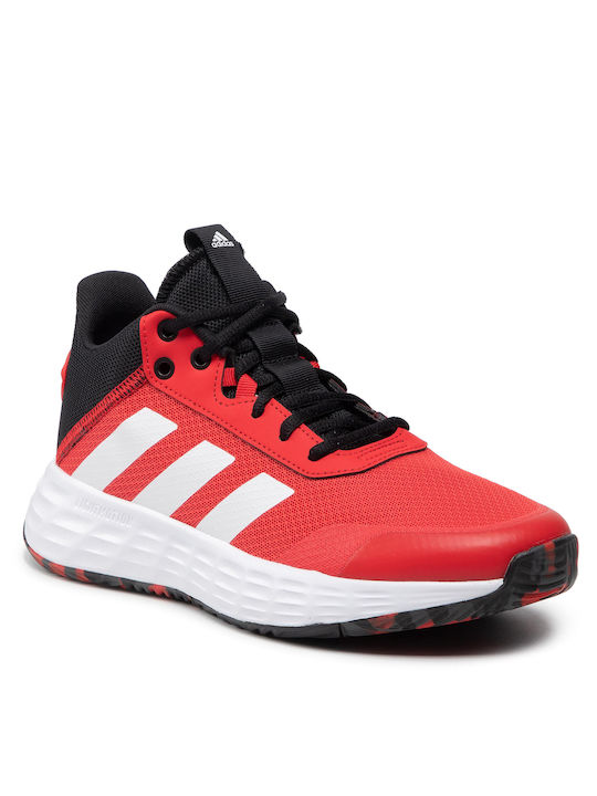 Adidas Ownthegame 2.0 Χαμηλά Μπασκετικά Παπούτσια Vivid Red / Cloud White / Core Black