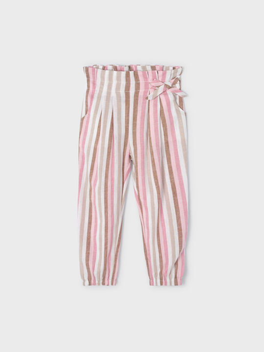 Mayoral Girls Linen Trouser Multicolour