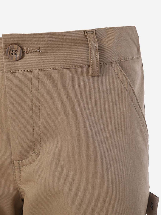 Matoufrance Pantaloni chino copii din material textil Bej