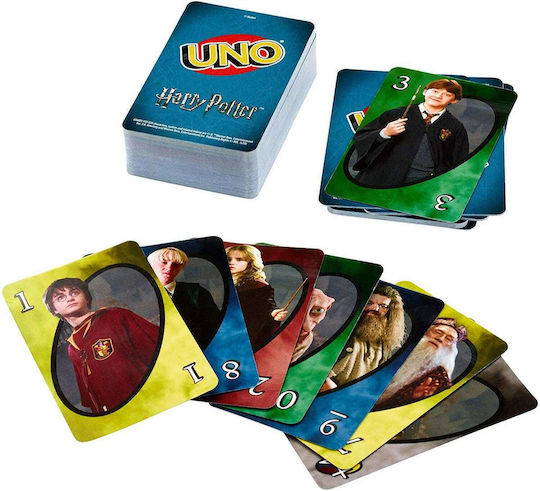 Board Game UNO Harry Potter for 2-10 Players 7+ Years Old (EN) Mattel
