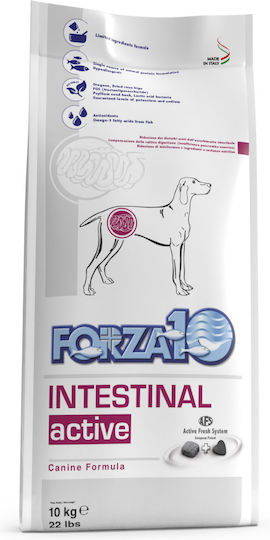 Forza10 Active Line Intestinal 10kg Ξηρά Τροφή Σκύλων Διαίτης με Ρύζι και Ψάρια
