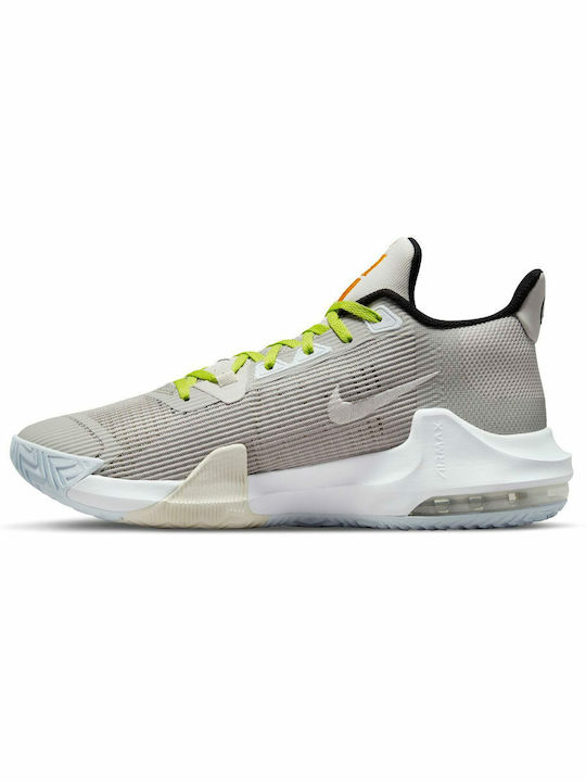Air Max Impact 3 High Basketball Shoes Light Iron Ore / Phantom / Football Grey / Atomic Green