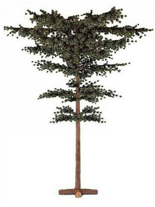 Christmas Tree Reversed 210cm with 786 Branches and with Wooden Cross Base