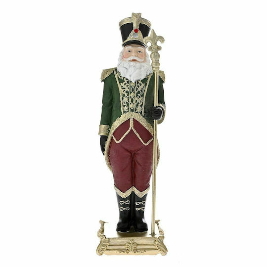 Iliadis Soldier Polyresin Christmas Nutcracker Green