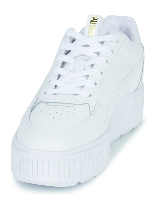 Karmen Rebelle Γυναικεία Flatforms Sneakers Λευκά