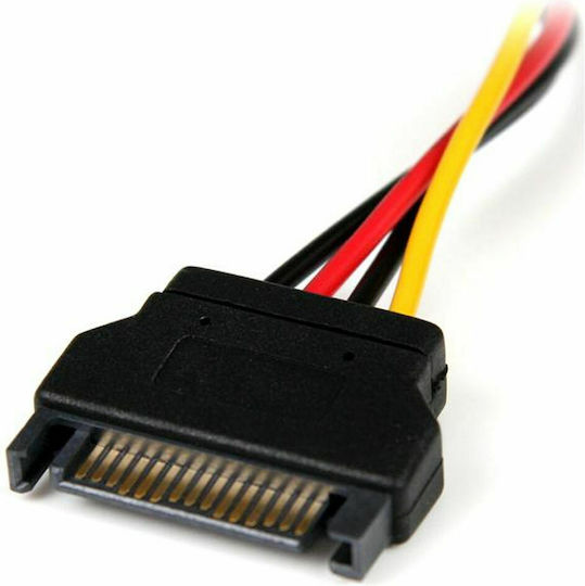 StarTech 15-Pin Sata - Cable 1.52m Πολύχρωμο LP4SATAFM6IN
