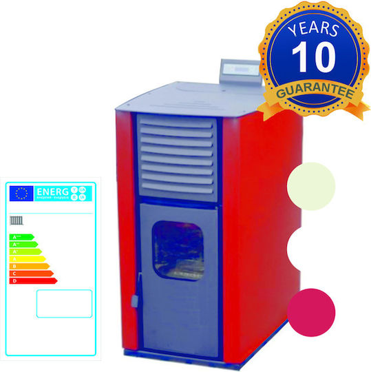 Mytherm IOLI TS-35 Λέβητας Pellet 30094kcal/h Κόκκινος