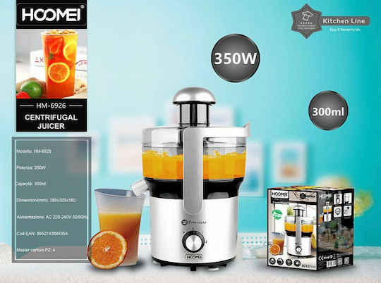 Hoomei Αποχυμωτής 350W Λευκός