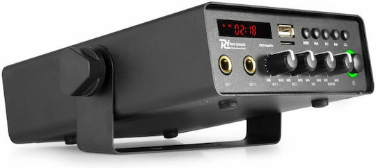 Power Dynamics Integrated Microphone Amplifier 2 Channel 30W USB/Bluetooth