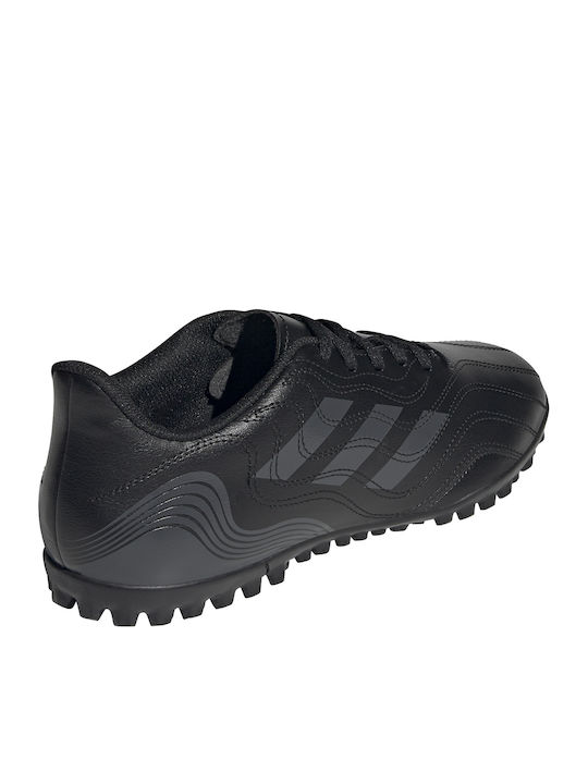 Adidas Copa Sense.4 Turf Χαμηλά Ποδοσφαιρικά Παπούτσια με Σχάρα Μαύρα