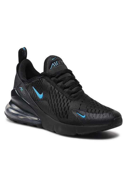 Nike Încălțăminte Sport pentru Copii Air Max 270 Negru / Albastru Imperial / Gri Închis