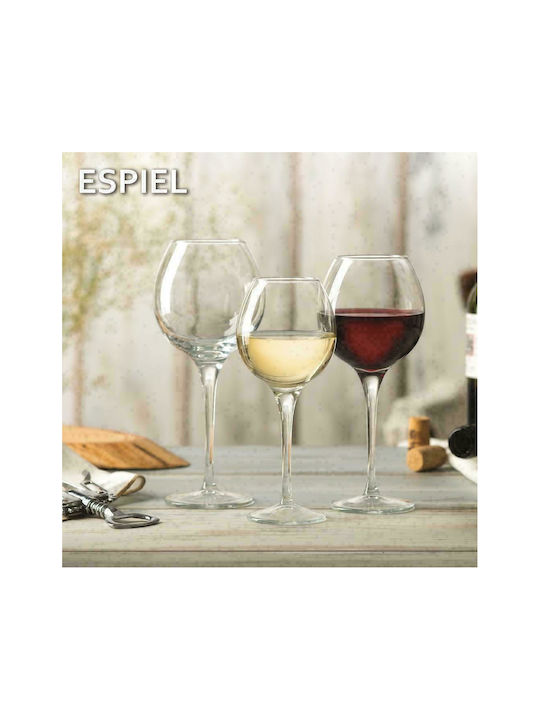 Espiel Montis Glas für Weißwein aus Glas Kelch 355ml