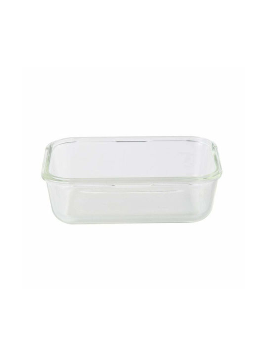 Benetton Lunch Box Glass Red 1180ml 1pcs