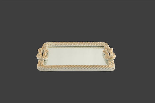 La Vista Wedding Tray made of Wood Beige 1pcs