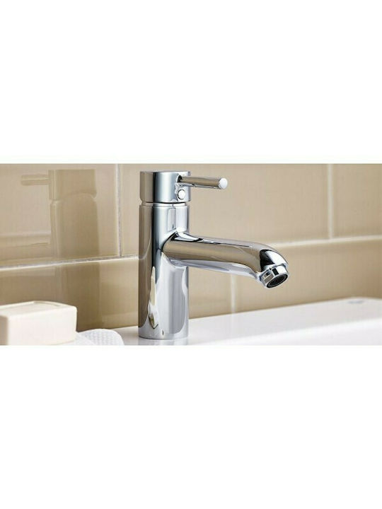 Ideal Standard Ceraline Αναμεικτική Μπαταρία Νιπτήρα Ασημί
