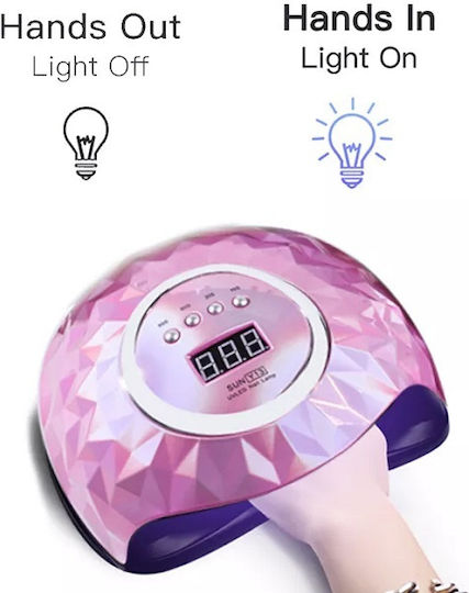 Sun Sun Y13 Φουρνάκι Νυχιών UV / LED 248W Ροζ