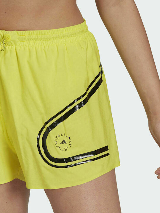 By Stella McCartney Дамски Спортни Плувни Шорти Shock Yellow