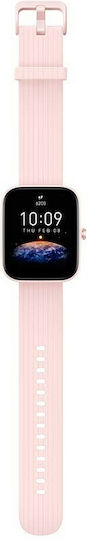 Amazfit Bip 3 Pro 45mm Wasserdicht Smartwatch mit Pulsmesser (Pink)