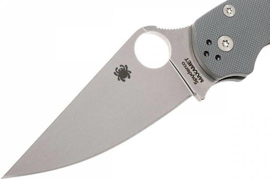 Spyderco Paramilitary 2 Maxamet Швейцарско Армейско Ножче Сиво