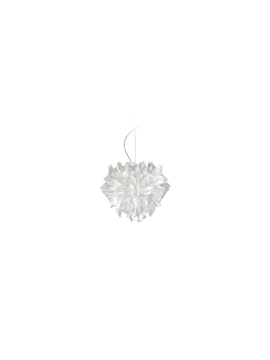 Slamp Veli Pendant Light Suspension for Socket E27 White