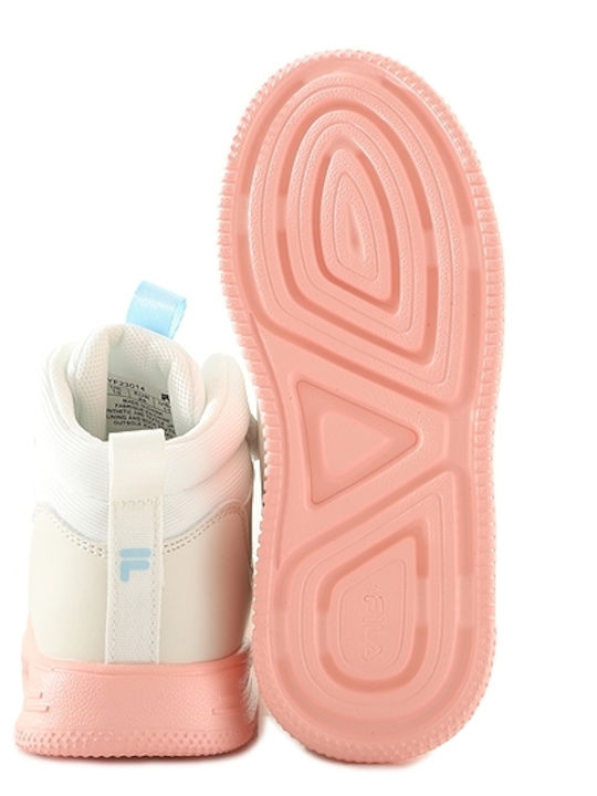 Memory Ayo Kids Sneakers High with Scratch White